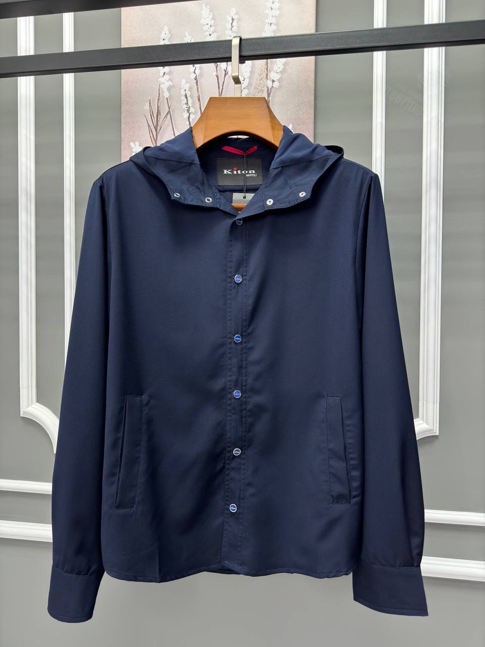 Рубашка с капюшоном Kiton