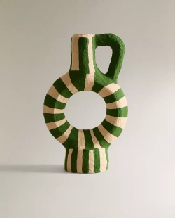 ZARA HOME ПОДСВЕЧНИК ИЗ ПАПЬЕ-МАШЕ, РАЗНОЦВЕТНЫЙ