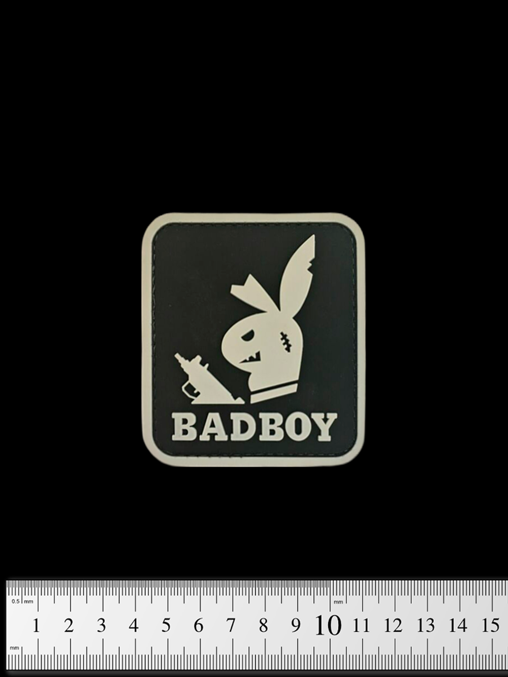 Шеврон Badboy PVC. Чёрный