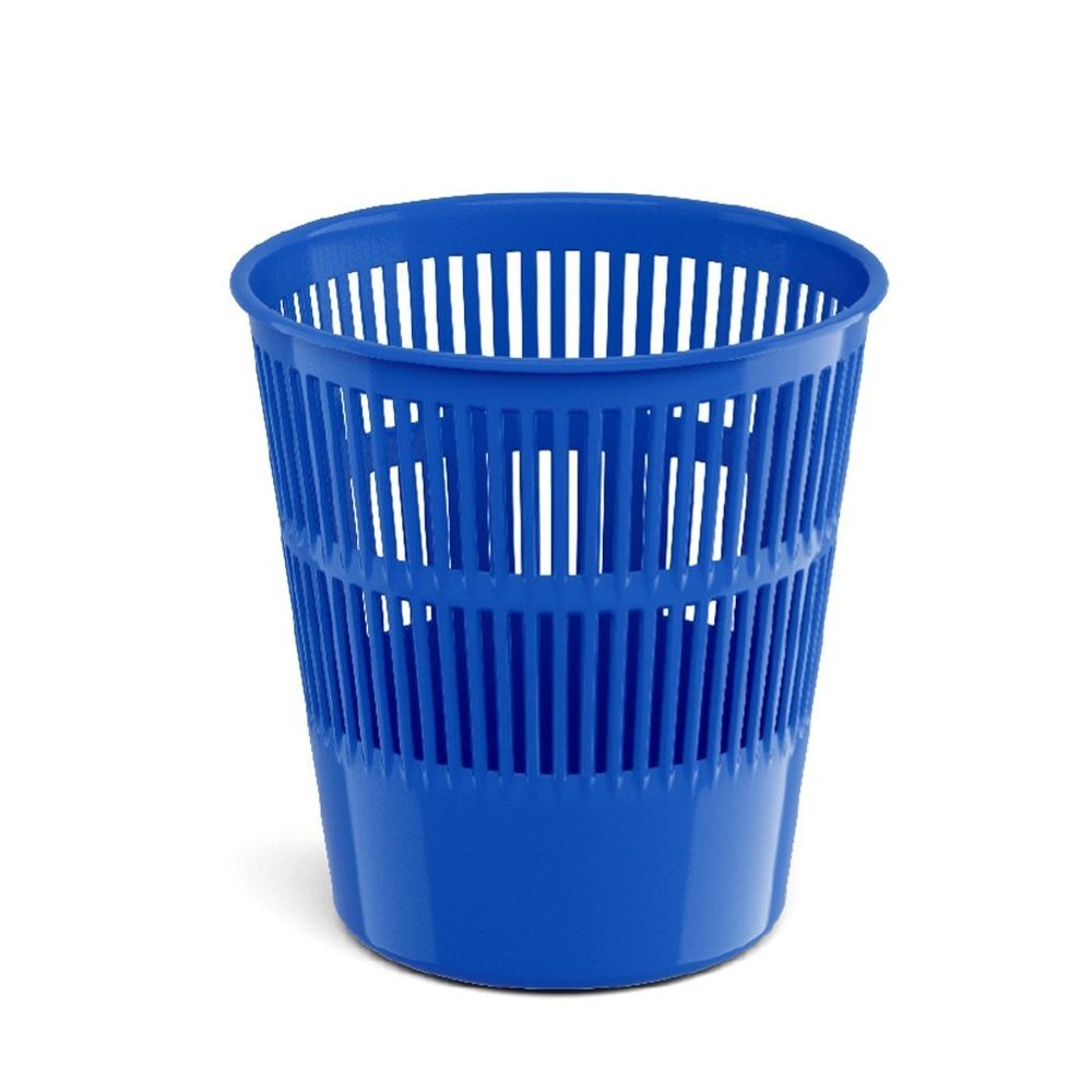 Корзина для бумаг ERICH KRAUSE, сетчатая, круглая, пластик, синяя, 9л., "Classic" Корзина для бумаг ERICH KRAUSE, сетчатая, круглая, пластик, синяя, 9л., "Classic"