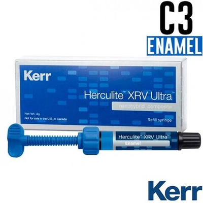 Herculite XRV Ultra Enamel C3, шприц 4гр, наногибридный композит