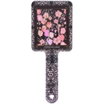 Расческа массажная квадратная форма «КОЛЛЕКЦИЯ ИМАНИ - ЛАНТА», микс 4 дизайна, 22*9см (PVC подвес)