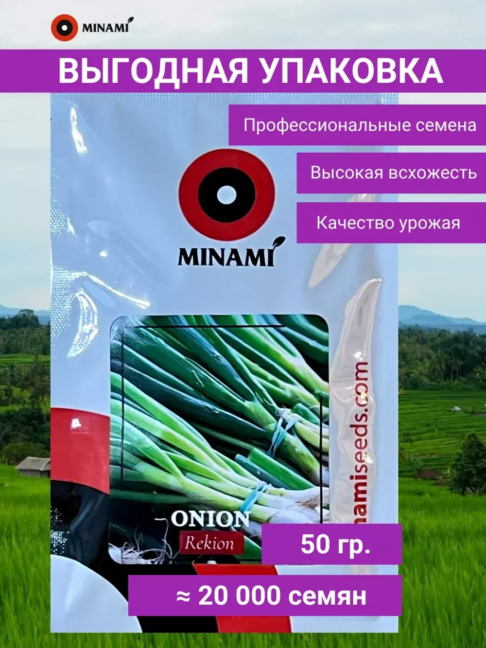 Лук Батун Рекион профессиональные семена 50г
