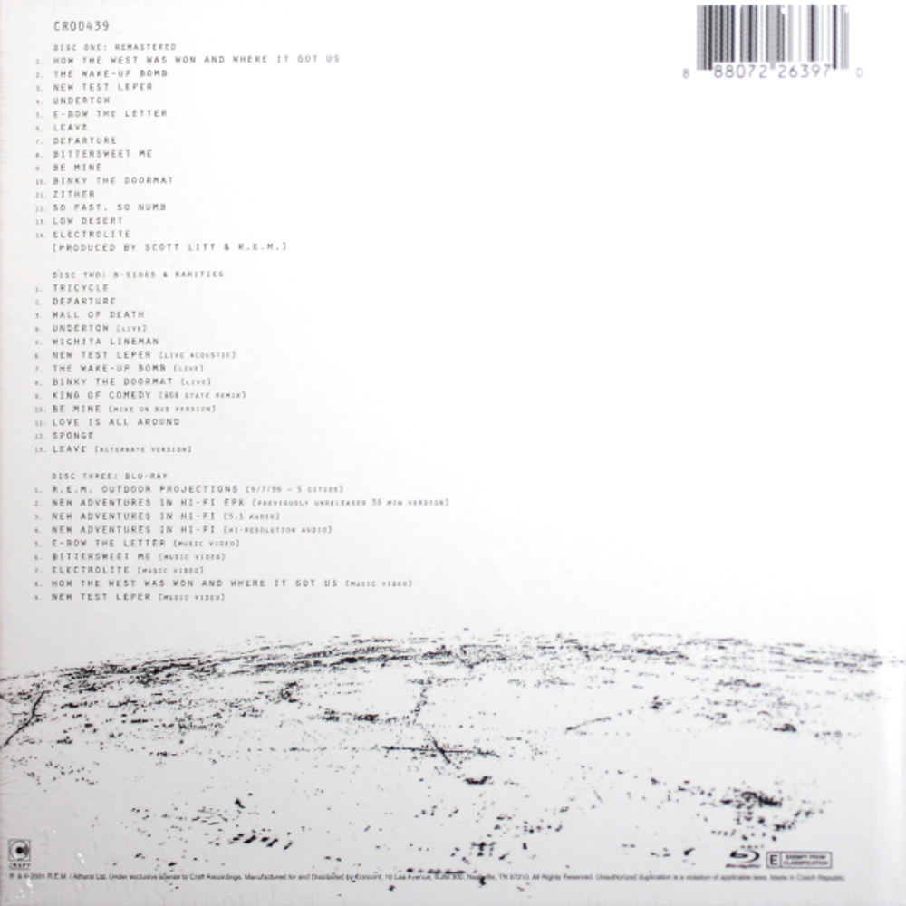 R.E.M. / New Adventures In Hi-Fi (25th Anniversary)(2СD+Blu-Ray)