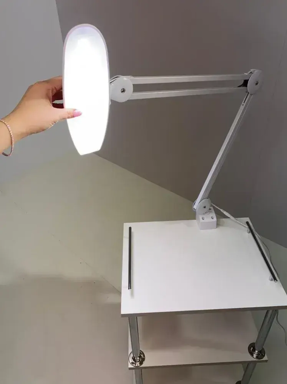 Бестеневая лампа SMD LED для наращивания ногтей и ресниц