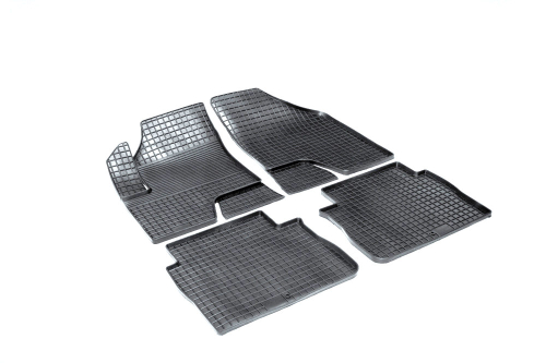 Резиновые коврики Сетка для Hyundai Santa Fe II 2006-2010, Seintex.00617