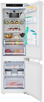 Встраиваемый двухкамерный холодильник Zugel ZRI1760FNF