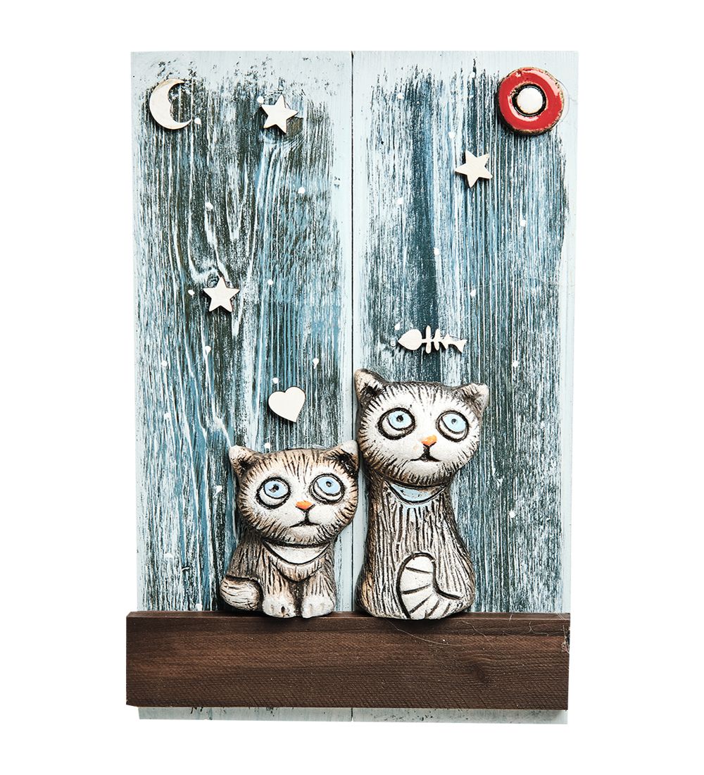 КоКо Шамель KK-724 Панно «Коты» шамот