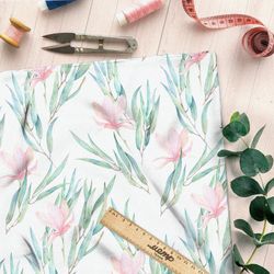 Ткань барби драматический цветочный штрих