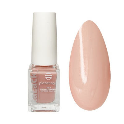 Planet Nails Лак-восстановитель для ногтей, VitaLack, бежевый 02, 10 мл