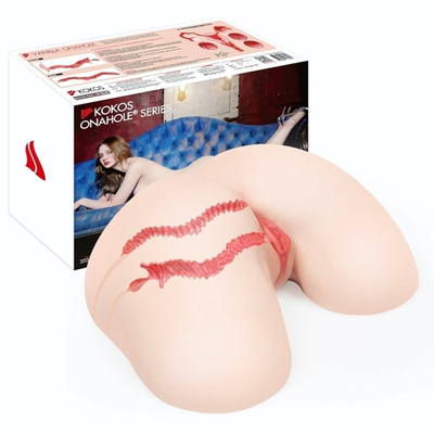 Мастурбатор-полуторс с двойным слоем материала Vanilla Onahole (Цвет: телесный)