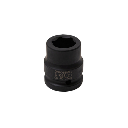 SI063423 Головка торцевая ударная 6-гранная ROSSVIK 3/4", 23мм