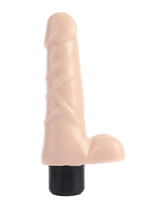 Телесный вибратор-реалистик Pleasure Vibrator - 19 см. (Цвет: телесный)