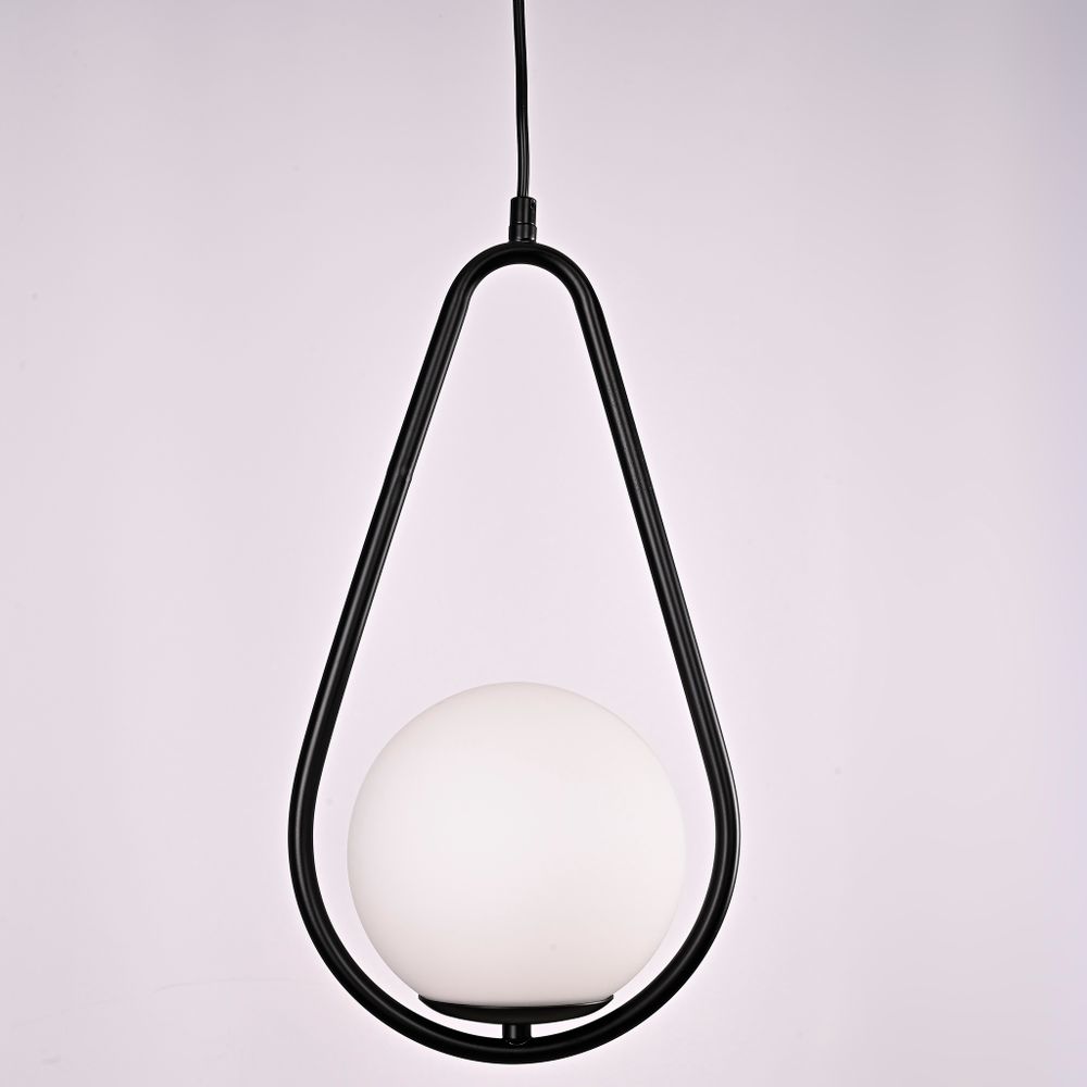 Подвесной светильник HOOP DROP Black