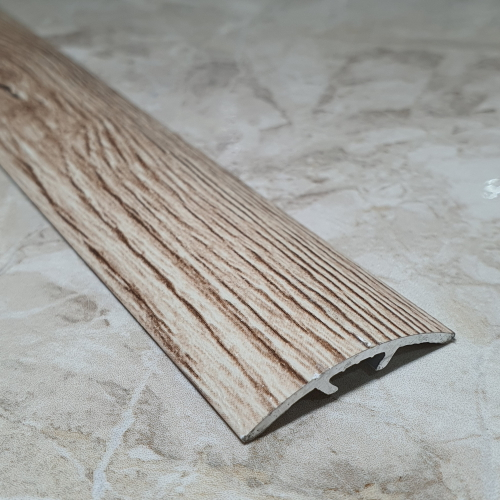 Порог-стык 30мм "DO-1" 2,7м Дуб роял ламинир. алюм.