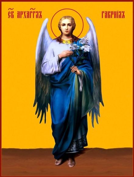 Большая икона Гавриила Архангела