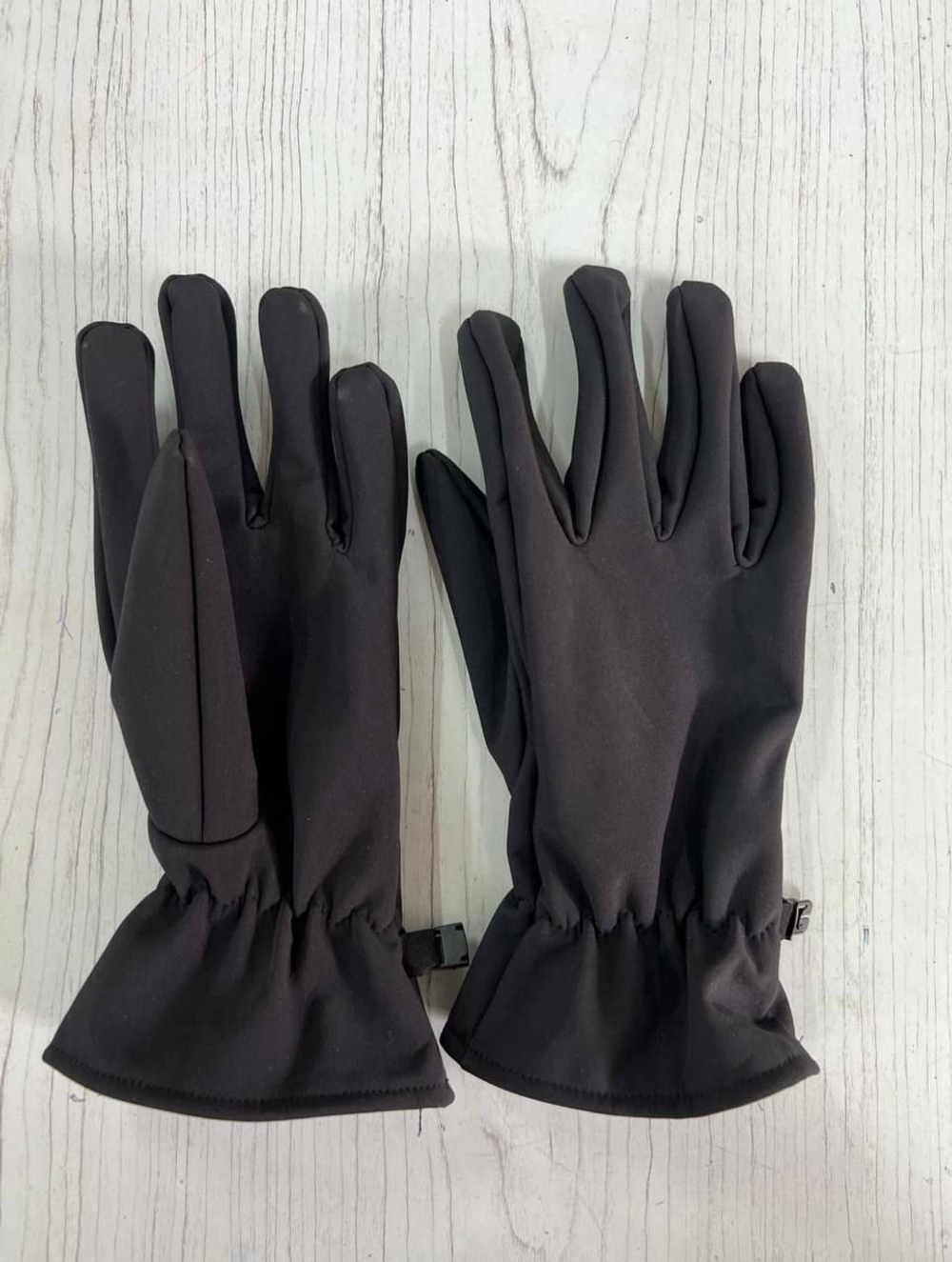 Тактические перчатки softshell черный