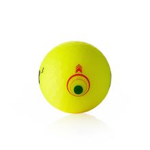 Мяч для гольфа Bridgestone e12 Straight Matte Yellow, BGB5CYX, 3 шт/уп, желтый