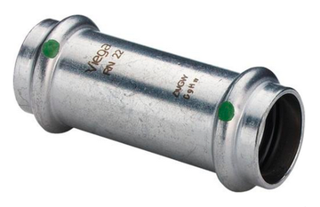 Муфта пресс надвижная Viega Sanpress Inox 18 мм. с SC-Contur нерж.сталь (серия 2315.5) арт. 436384