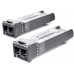 Модуль SFP UBIQUITI Трансивер Ubiquiti UACC-OM-MM-10G-D (Комплект 2шт)оптич. SFP+ MM 10Гбит / с T x: 850нм R x : 850нм до 0.3км