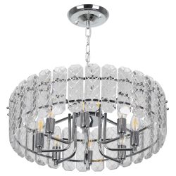 Люстра Rivoli Whitney 1050-308 8 х Е14 40 Вт хрусталь | Rivoli