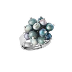 Кольцо Bubble pearl multi