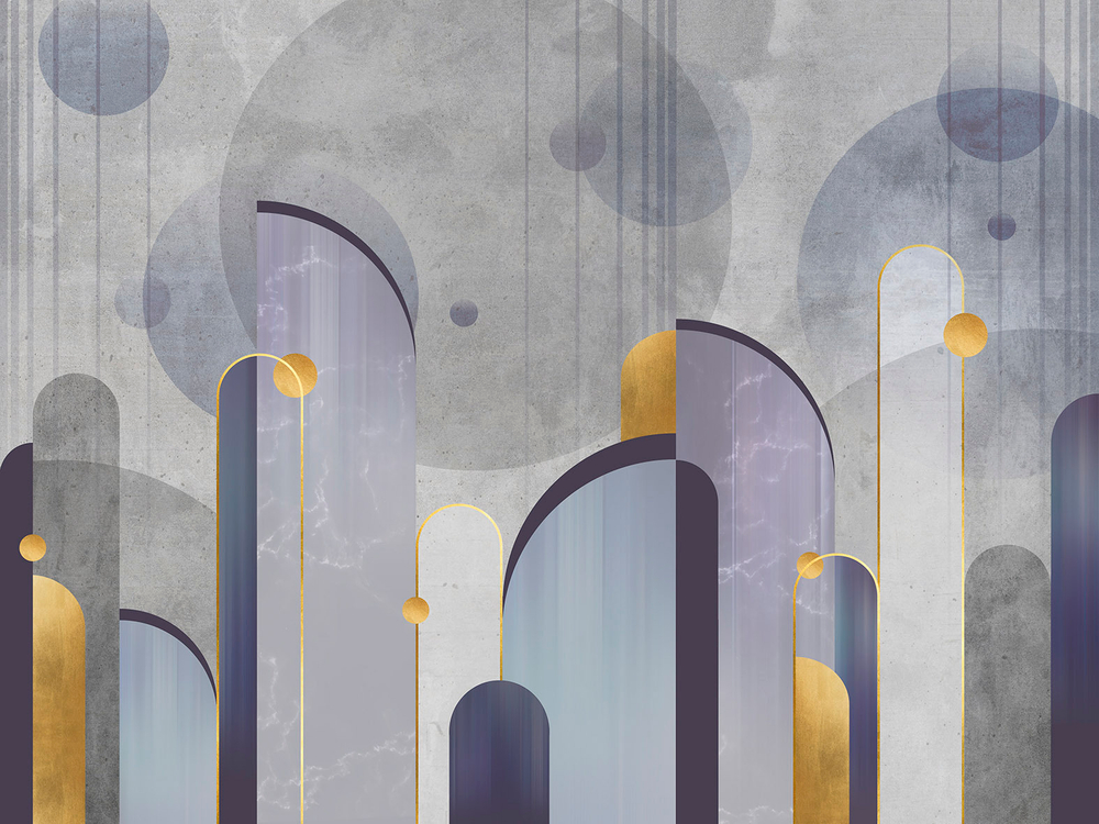 Дизайнерские обои Wall Street Deco