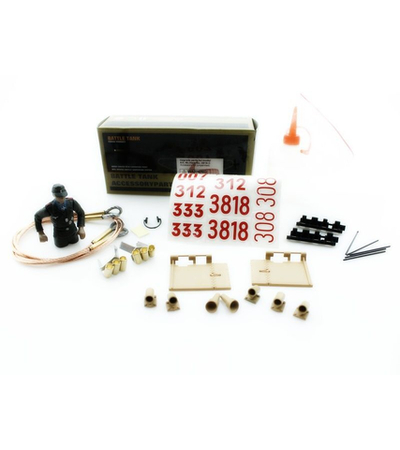 Набор наклеек и аксессуаров для танка Tiger 1 (поздняя версия, пластиковое шасси), неокрашен