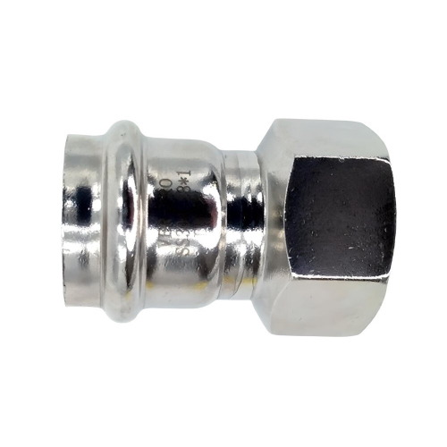 Соединитель VIEIR прямой нерж. сталь с вн.р. 35×11/4" VER-PRO (24/3шт)