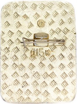 Значок "Бобры строители" СССР, булавка