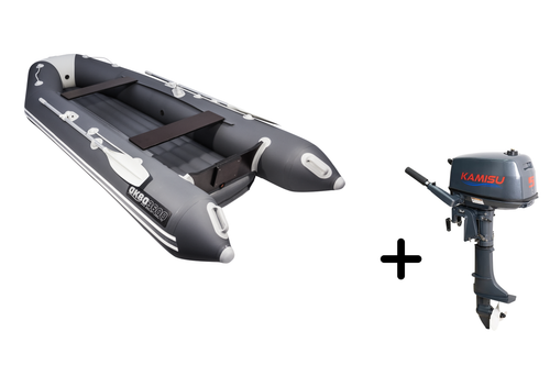 Аква 3600 НДНД + KAMISU T 5 BMS (комплект лодка + мотор)
