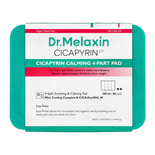 Dr.Melaxin, Cicapyrin Calming Pad, 4 части, 80 тампонов