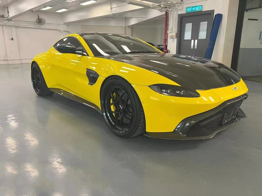 Карбоновые боковые юбки для ASTON MARTIN VANTAGE Астон Мартин Аэродинамический обвес
