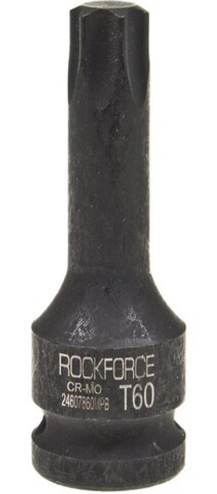 Головка-бита TORX ударная 1/2", T60 ROCKFORCE RF-24607860MPB