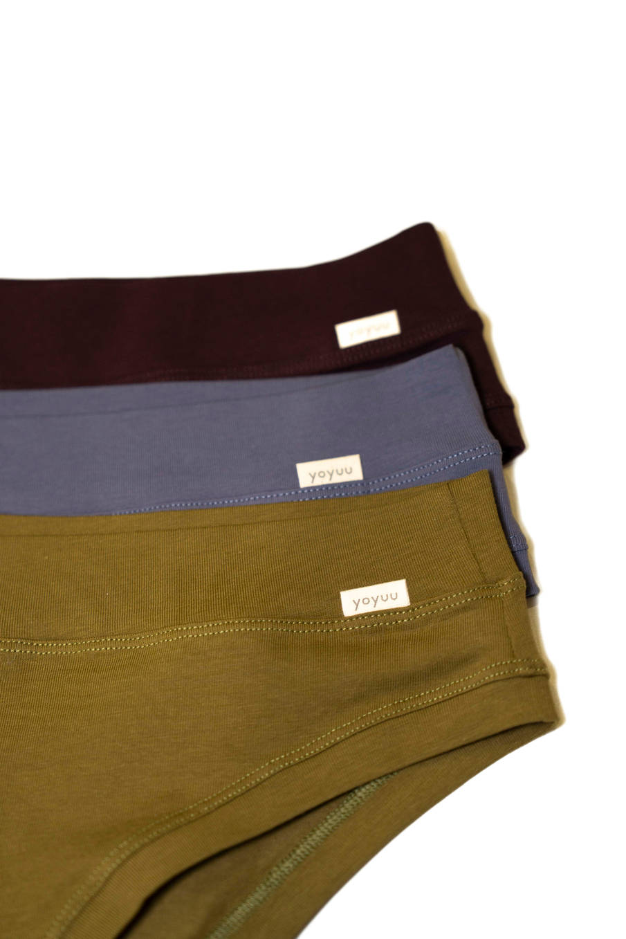 Набор из 3 трусов в хлопковом мешочке