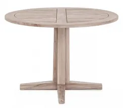 Обеденный стол Texel, Ø90 см, массив акации