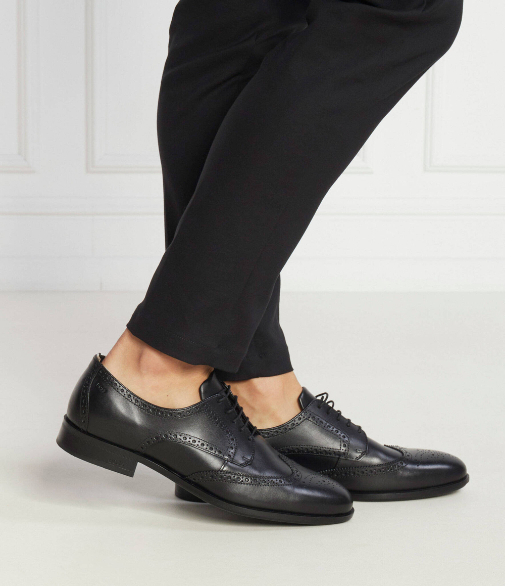 Кожаные броги colby BOSS BLACK - черный(50503609)