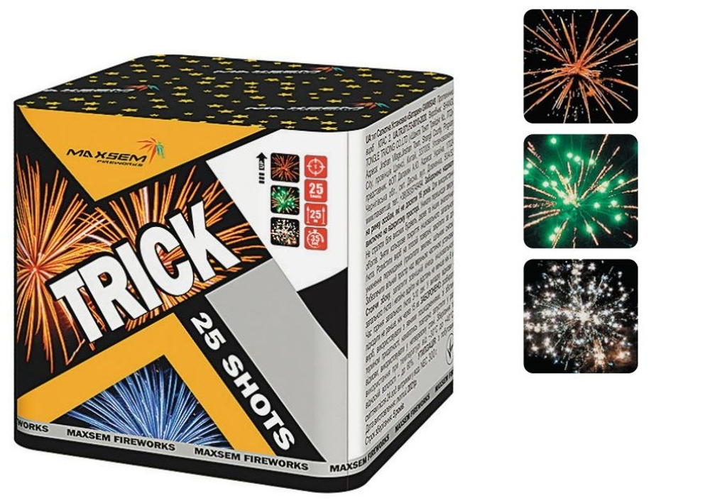 Батарея салютов "Trick" GWM5049 25 залпов * 1"