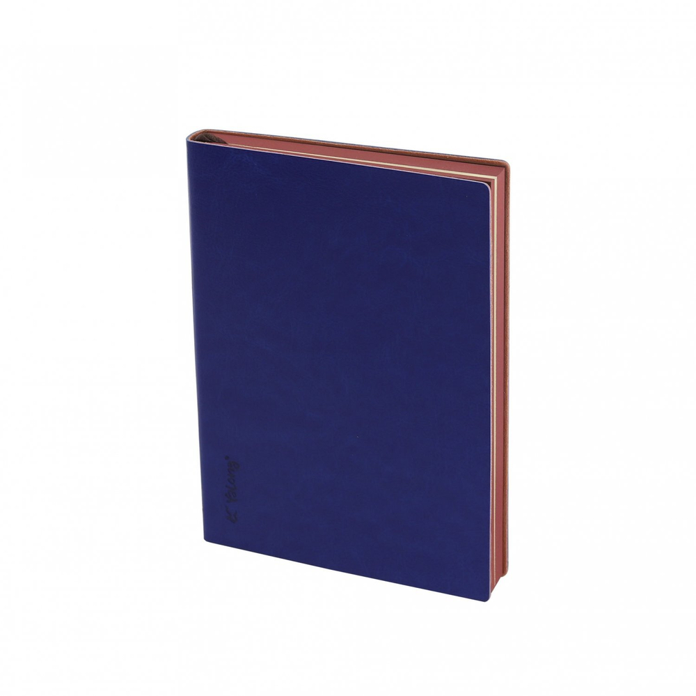 Записная книжка 12,7 см х 18,0 см, Yalong, интегр. переплет, иск. кожа, ляссе-закладка с металлич. фурнитурой, тонир. срез, ассорти, клетка, 112 л,