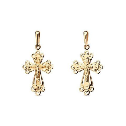 Крестик золотой маленький