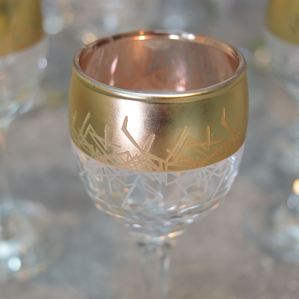 Набор 12 предметов (6 бокалов, 6 рюмок) "Матрица"