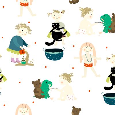 Озорной малыш дома