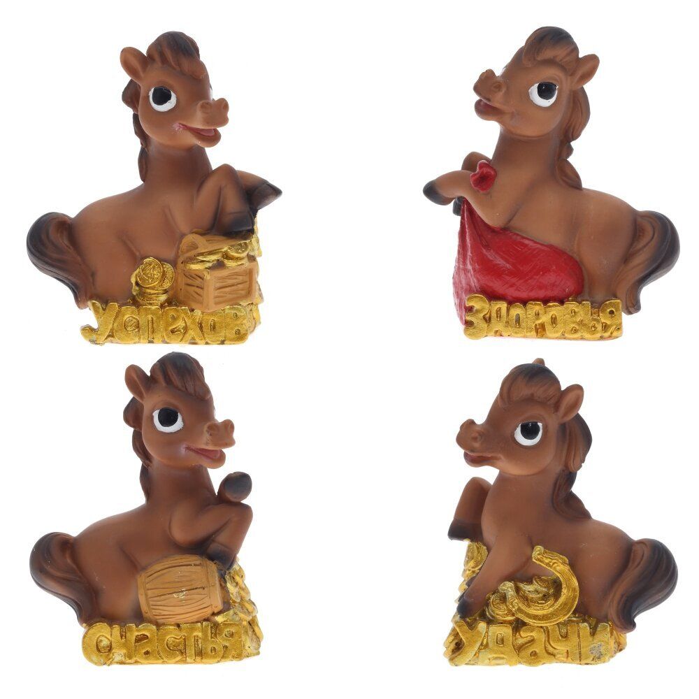 GAEM Копилка "Лошадь", L8 W5 H10 см, 4в.