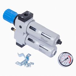 МАСТАК (690-31) Фильтр влагоотделитель с редуктором и лубрикатор 3/8", 16 бар