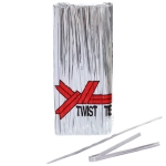 Подвесы для елочных игрушек «Глянец» 15 см (набор 760 шт), Серебро