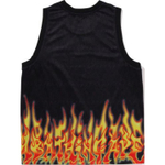 A Bathing Ape Flame Mesh Vest черный