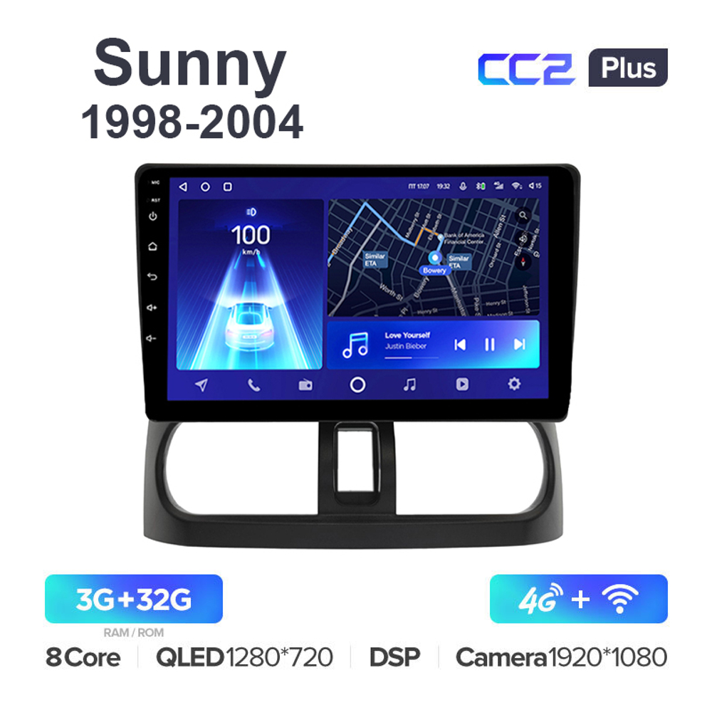 Teyes CC2 Plus 10,2"для Nissan Sunny 1998-2004