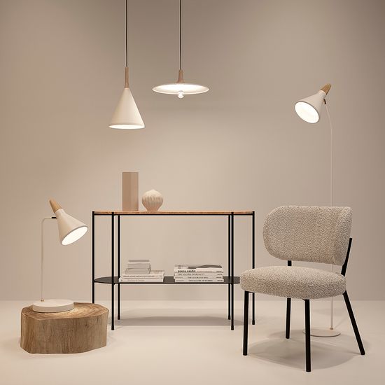 Светильник подвесной mango pyor, D29х26 см, бежевый