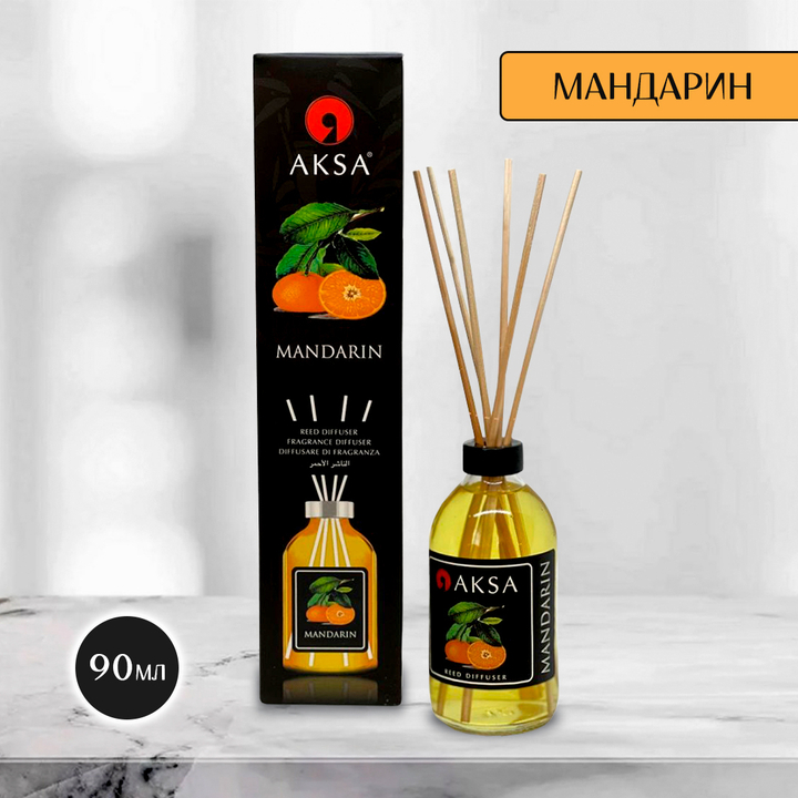 Диффузор ароматический Aksa Mandarin Мандарин 90 мл