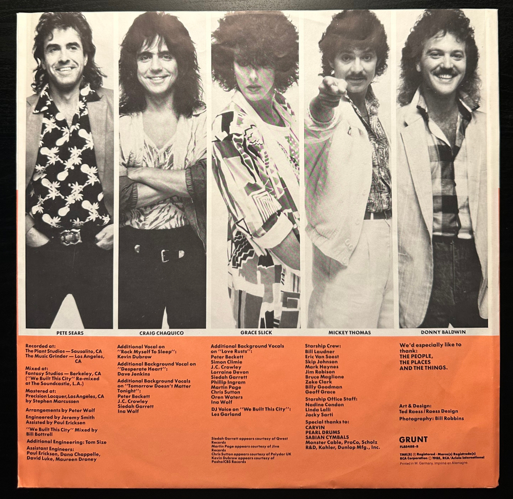 Starship - Knee Deep In The Hoopla (Германия 1985г.)